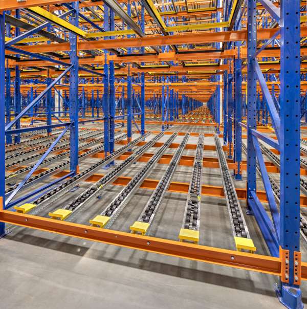 Pallet Flow Rack - Industrial Warehouse Racking in Jacksonville